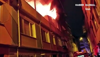 Bursa'da korku dolu gece: Alevlere müdahale eden ekiplerin üzerine elektrik teli düştü