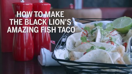 How to make the Black Lion's soft shell fish taco - GN Guides