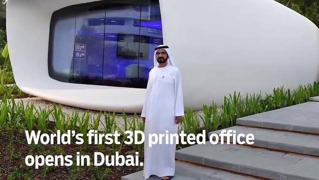 World's first 3D printed office opens in Dubai - GN Headlines