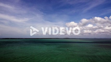 fishing boat in the middle of the sea