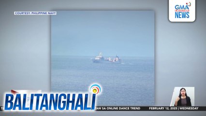 PHL Navy - Chinese research vessel, pumasok sa archipelagic waters ng Pilipinas dahil daw sa masamang panahon | Balitanghali