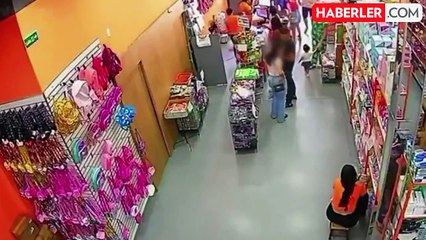 Brezilya'da süpermarkette bir kadının arka cebindeki telefon patladı