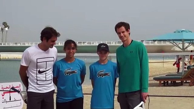 Roger Federer, Andy Murray talk tennis and fatherhood