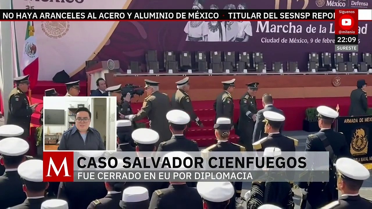 Cierran caso de Salvador Cienfuegos en Estados Unidos por diplomacia