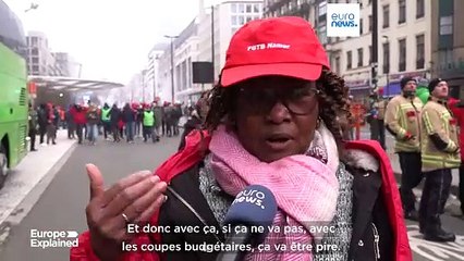 En Belgique, manifestation nationale contre le virage à droite du nouvel exécutif