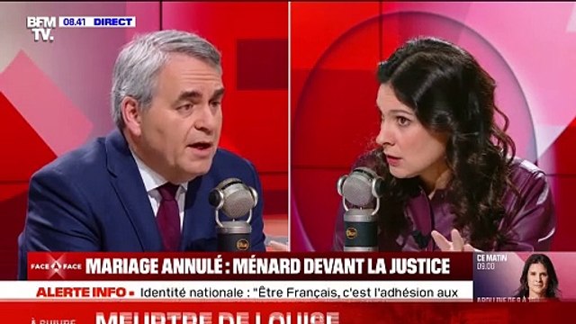 Robert Ménard a raison , estime Xavier Bertrand à propos du refus de marier une personne sous OQTF