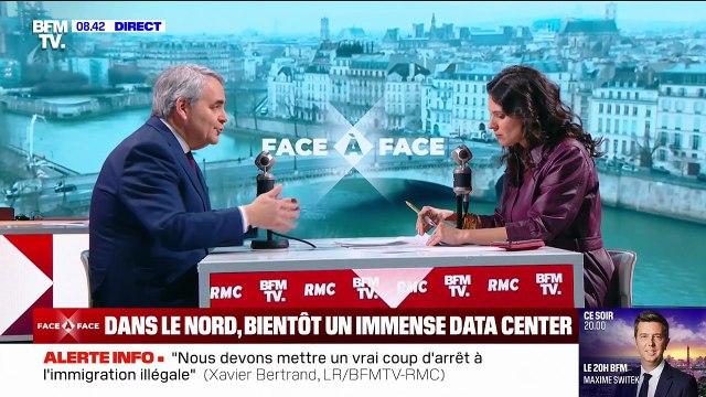 Xavier Bertrand (LR): C'est une volonté politique que j'ai de faire des Hauts-de-France une vallée de l'IA et des data centers