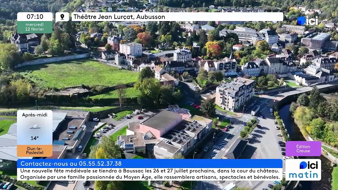 12/02/2025 - ici matin par ici Creuse en vidéo