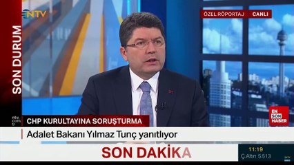 Yılmaz Tunç'tan CHP kurultayı açıklaması: Siyasi Partiler Kanunu'na göre suç
