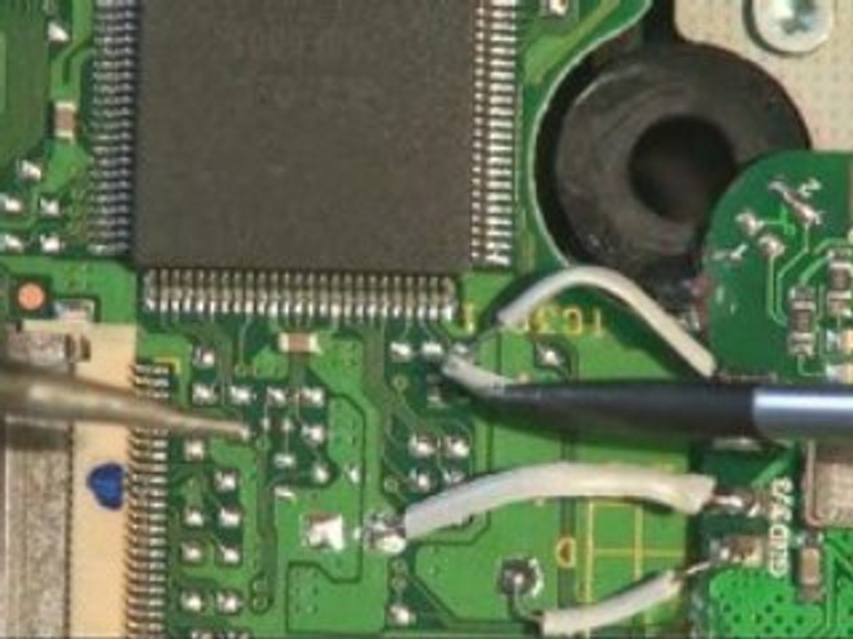 Mise en place d'une puce wasabi dans une wii D2C en HD