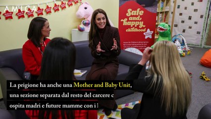 La principessa Kate alla prigione femminile di Wilmslow