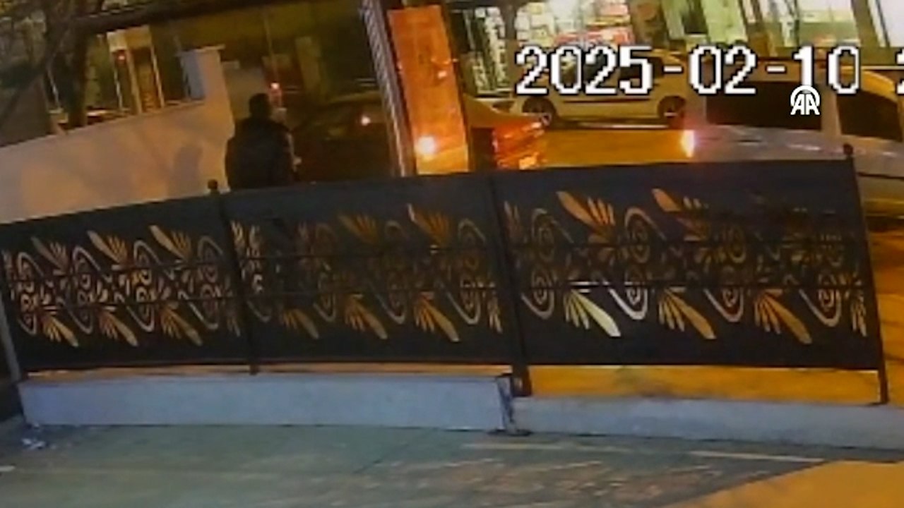 Lüleburgaz'da silahlı saldırı anı güvenlik kamerasınca görüntülendi