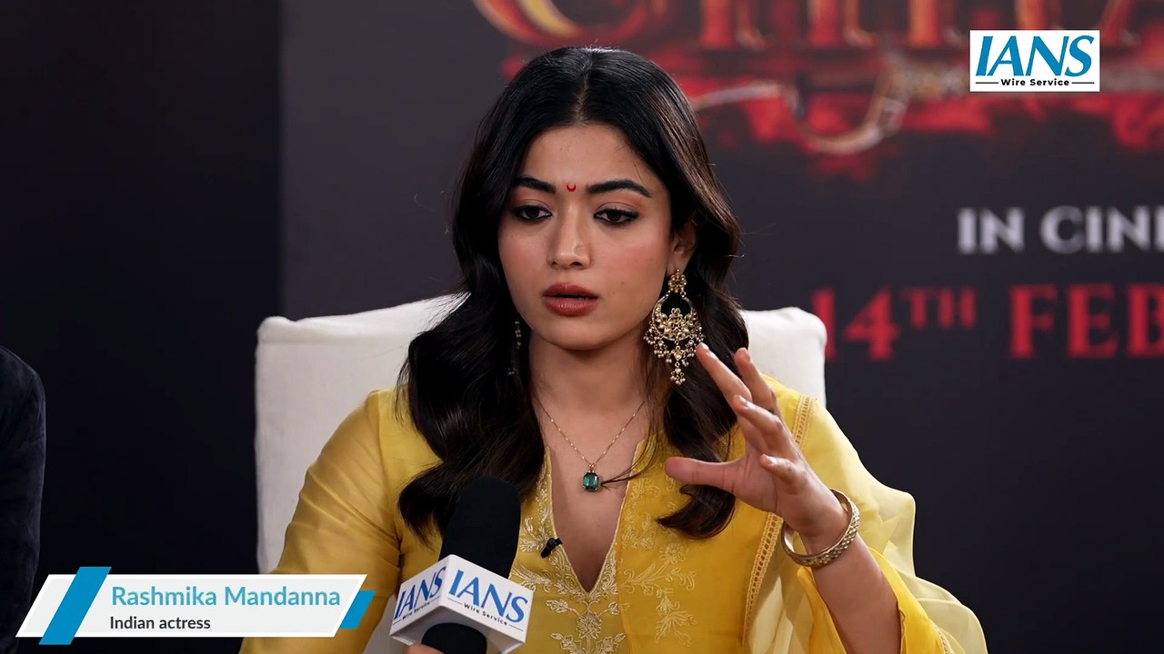 Exclusive : Rashmika Mandanna Discusses the Challenges and Excitement of 'Chhaava'