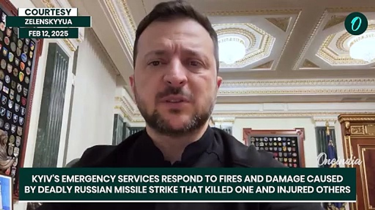 Russian Missile Strike on Kyiv: 1 Killed, 3 Injured, Fires Rage Across Capital | Ukraine Reports