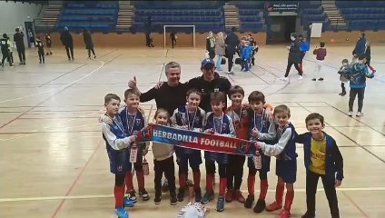 Les u10 vainqueurs du tournoi argent de l'aepr 3