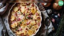 Gratin de pommes de terre au jambon fromage
