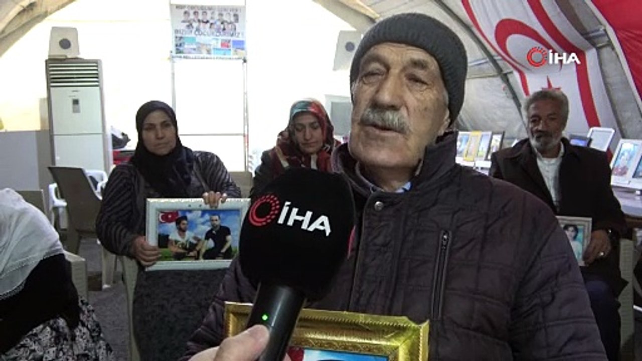 Diyarbakır anneleri soğuk hava şartlarına rağmen evlat nöbetini sürdürüyor