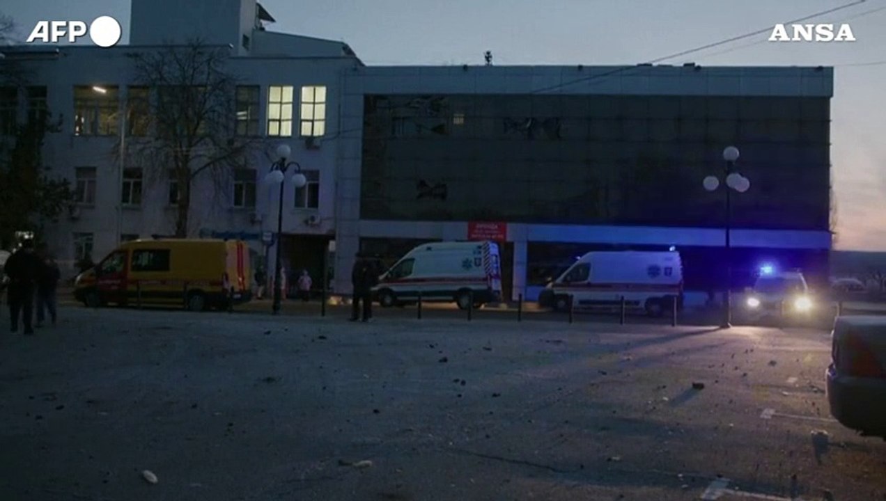 Attacco missilistico russo su Kiev, almeno un morto