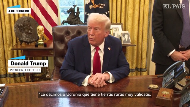 Trump pide a Ucrania tierras raras a cambio de la ayuda de EE UU
