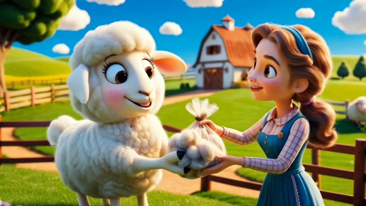 Baa Baa Black Sheep | Popular Nursery Rhyme for Kids | Fun & Educational Song.