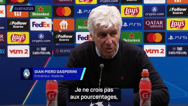 Gasperini : Bruges est une équipe difficile à affronter