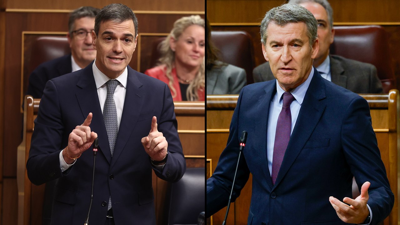 Rifirrafe entre Sánchez y Feijóo a cuenta del SMI en su primer cara a cara de 2025