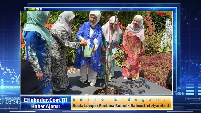 Emine Erdoğan, Kuala Lumpur Perdana Botanik Bahçesi'ni ziyaret etti