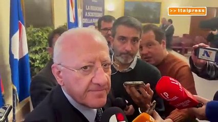 Fine Vita, De Luca “Decideremo senza ideologismi”