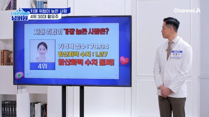 ※활성산소의 공포※ 활성산소로 인한 치매 위험이 커질 수 있는 넘버원의 정체는!?