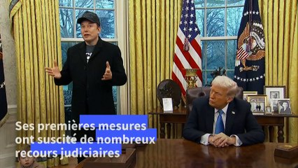 Etats-Unis : Elon Musk défend les coupes budgétaires et attaque la "bureaucratie"