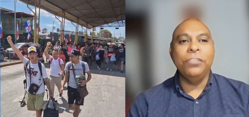 Piden trato digno para migrantes que retornan de EEUU en caravana masiva