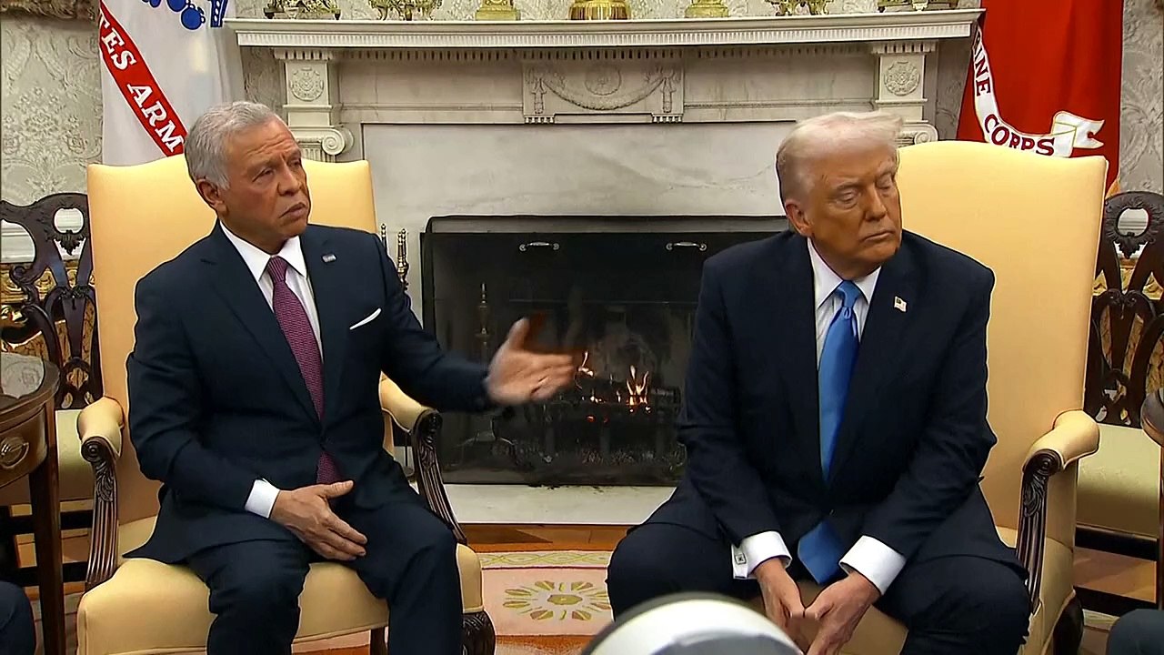 Trumps gaza-plan: jordanischer könig bekräftigt "entschiedene ablehnung"