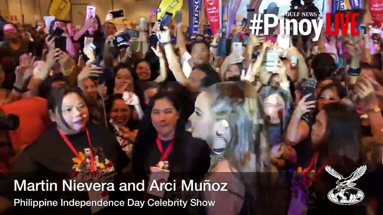 Live: Filipino stars Martin Nievera and Arci Munoz at the Philippine Independence Day celebration