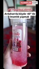 Görüntüleri imam paylaştı! İşte kurtçukların bile donup kaldığı ilimiz