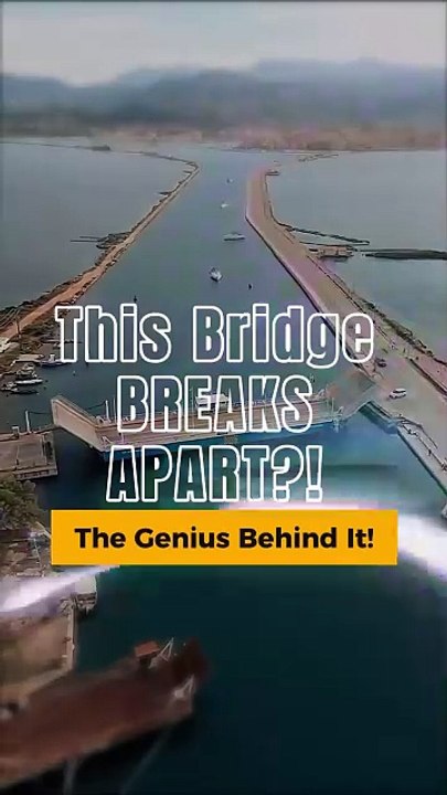 This Bridge BREAKS APART! The Genius Behind It!