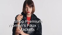 Grab Exquisitely Well-Crafted Women's Faux Leather Jackets At Incredibly Low Price