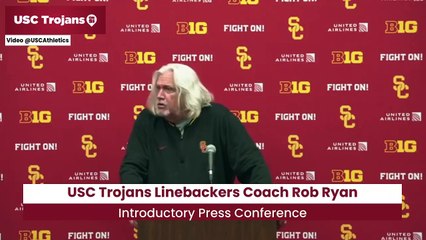 USC Trojans' Rob Ryan Details Why He Joined Football Program