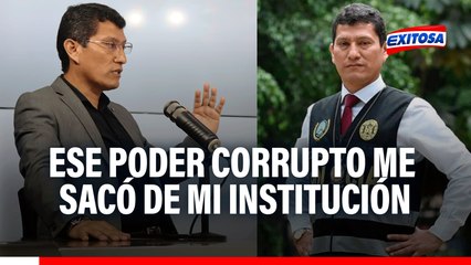 "El poder corrupto me ha sacado afuera de mi institución": Harvey Colchado se pronuncia sobre su pase a retiro de la PNP