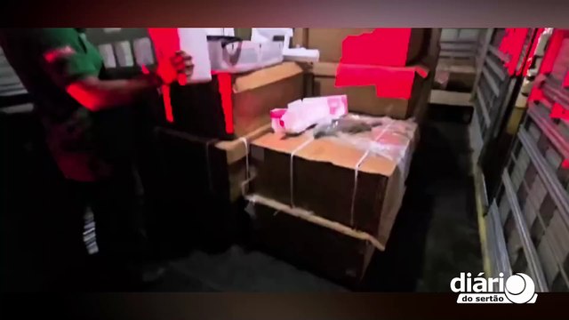 VÍDEO: Em Sousa, homem é preso com carga de ares-condicionados automotivos roubados, avaliada em R$ 150 mil