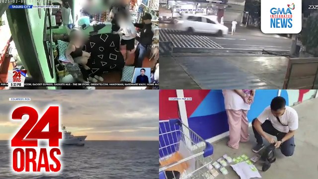 24 Oras: (Part 1) 10 pulis na nanakit nang iligal umanong magsilbi ng arrest warrant, inalis sa pwesto at kakasuhan; lalaki, patay nang mabundol ng MPV at magulungan pa ng truck; inciting to sedition at grave threats, inihain ng NBI sa DOJ vs..., atbp.