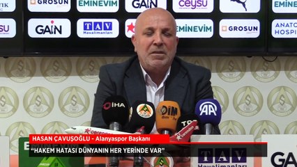 Alanyaspor Başkanı Çavuşoğlu'ndan "hakem ve yapı" açıklamalarına tepki: