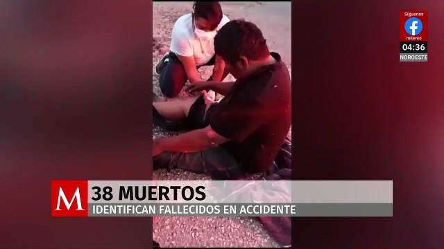 Fiscalía de Campeche contabiliza 38 muertos por autobús incendiado tras chocar contra un tráiler