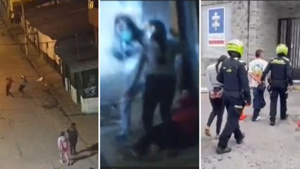 En video: pareja atracó y agredió a hombre en plena vía pública de Ibagué