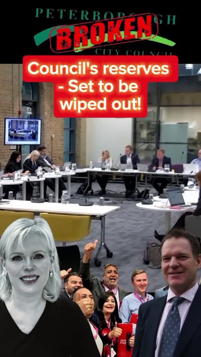 Council's reserves - Set to be wiped out!