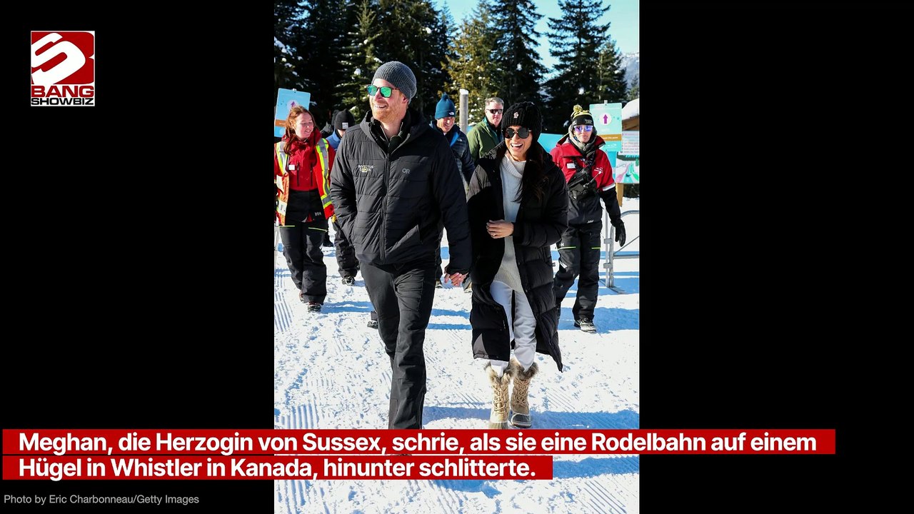 Herzogin Meghan: Sie fuhr Rodelbahn bei den Invictus Games 2025