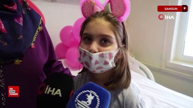 Samsun'da fedakar anne, 8 yaşındaki kızına böbreğini verdi