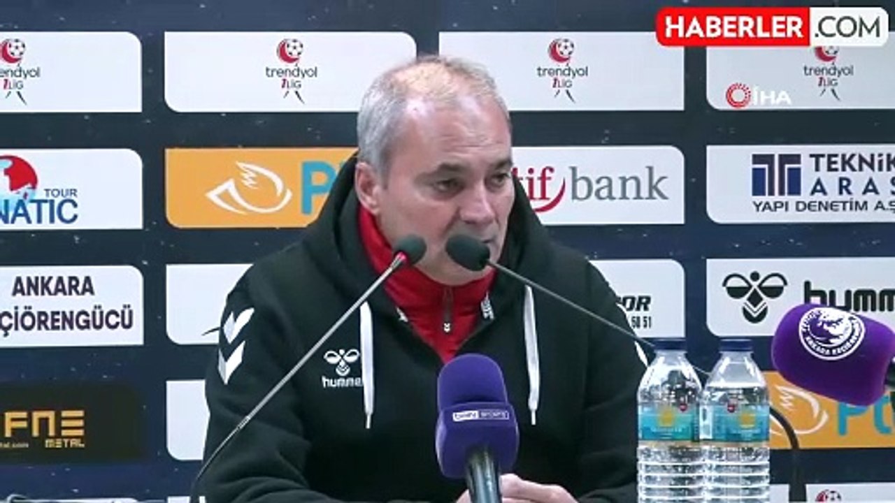 Erkan Sözeri: 'Oyuncularım oyun disiplinine sadık kaldı'