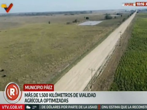 Apure | Productores se benefician con recuperación de vialidad agrícola en el mcpio. Páez