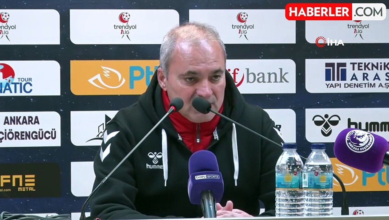Erkan Sözeri: 'Oyuncularım oyun disiplinine sadık kaldı'