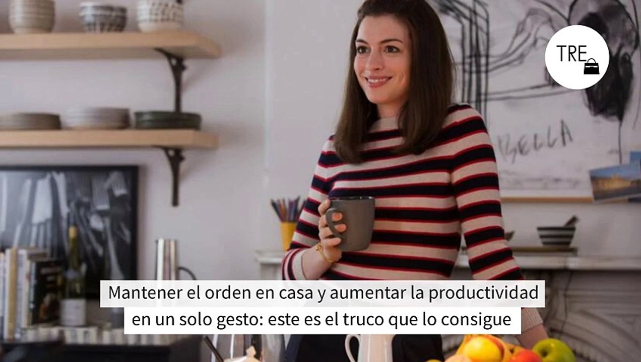 Mantener el orden en casa y aumentar la productividad en un solo gesto: este es el truco que lo consigue
